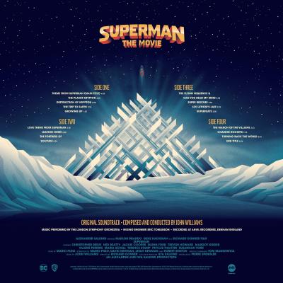 Superman: The Movie (Original Motion Picture Soundtrack) (Splattered Vinyl Variant) album cover