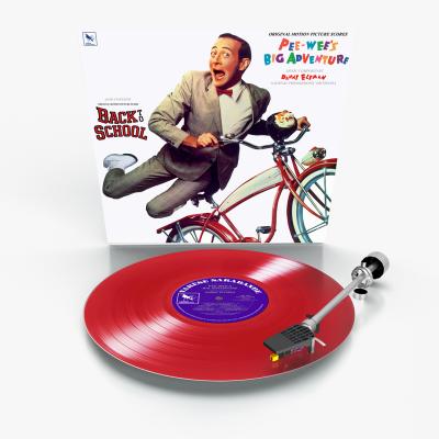 Pee-wee's Big Adventure / Back To School (Original Motion Picture Scores) (Red Vinyl Variant) album cover