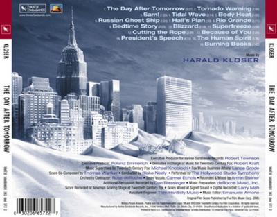 The Day After Tomorrow (Original Motion Picture Soundtrack) album cover