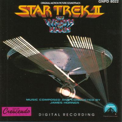 Cover art for Star Trek II: The Wrath of Khan (Original Motion Picture Soundtrack)