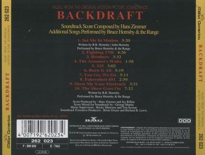 Backdraft (Music From The Original Motion Picture Soundtrack) album cover