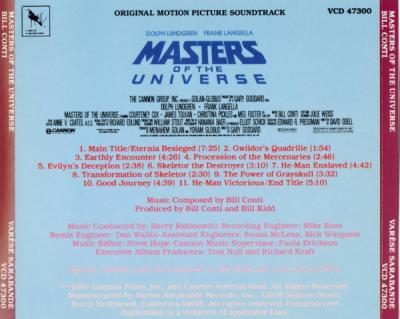 Masters of the Universe (Original Soundtrack) album cover