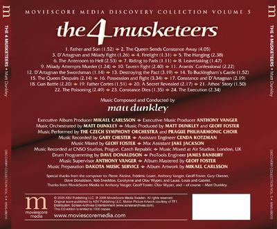 The 4 Musketeers (Original Motion Picture Soundtrack) album cover