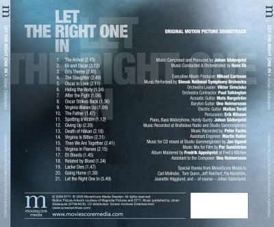 Let The Right One In (Original Motion Picture Soundtrack) album cover