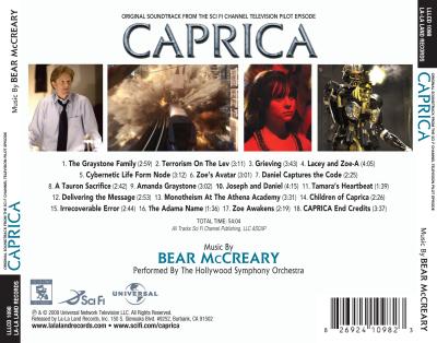 Caprica (Original Soundtrack From the Sci Fi Channel Television Pilot Episode) album cover