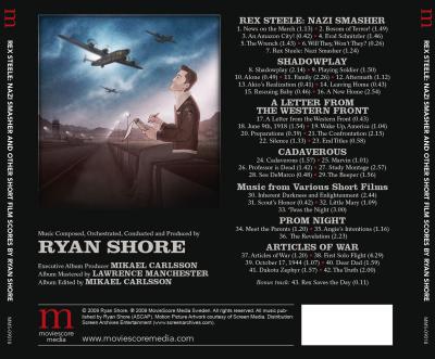 Rex Steele: Nazi Smasher and Other Short Film Scores by Ryan Shore album cover