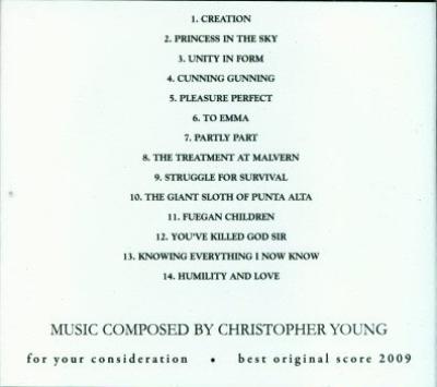 Creation ('For Your Consideration' - Best Original Score) album cover