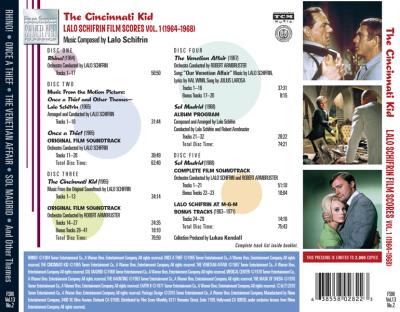 The Cincinnati Kid: Lalo Schifrin Film Scores, Vol. 1 (1964–1968) album cover