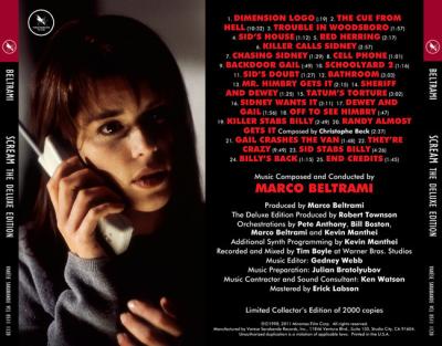 Scream: The Deluxe Edition (Original Motion Picture Soundtrack) album cover