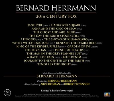 Bernard Herrmann at 20th Century Fox album cover