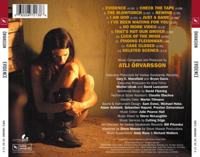 Evidence (Original Motion Picture Soundtrack) album cover