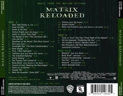 The Matrix Reloaded (Music From The Motion Picture) album cover