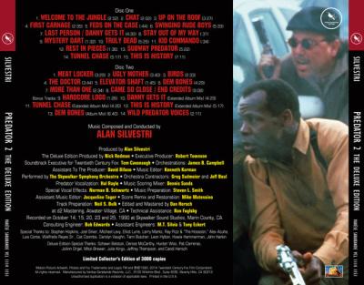 Predator 2: The Deluxe Edition (Original Motion Picture Soundtrack) album cover