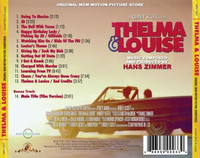 Thelma & Louise (Original MGM Motion Picture Score) album cover