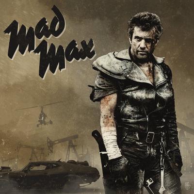 Cover art for The Mad Max Trilogy (Original Motion Picture Soundtracks) (Gray, Black & Sand Vinyl Variant)