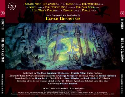 The Black Cauldron: Encore Edition (Original Motion Picture Score) album cover