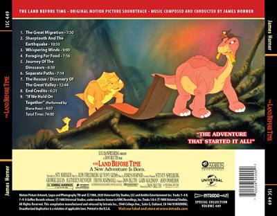 The Land Before Time (Music From The Motion Picture) album cover
