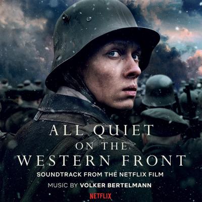 Cover art for All Quiet on the Western Front (Soundtrack from the Netflix Film) (Green & Silver Marbled Vinyl Variant)