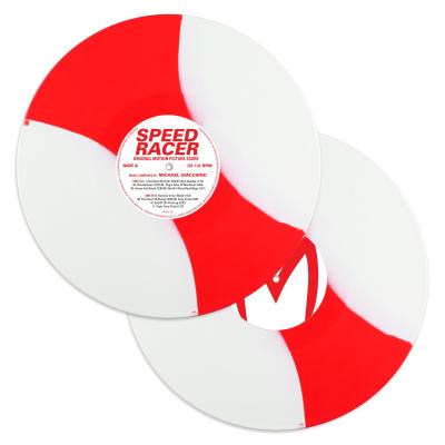 Speed Racer (Original Motion Picture Soundtrack) (White Vinyl with Red Racing Stripe Variant) album cover