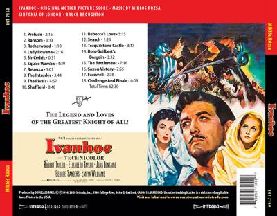 Ivanhoe (Original Motion Picture Soundtrack) album cover