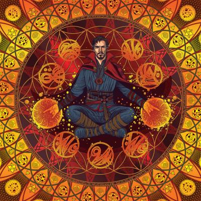 Cover art for Doctor Strange in the Multiverse of Madness (Original Motion Picture Soundtrack) (Colored Vinyl Variant)