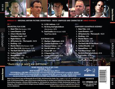 Apollo 13 (Original Motion Picture Soundtrack) album cover