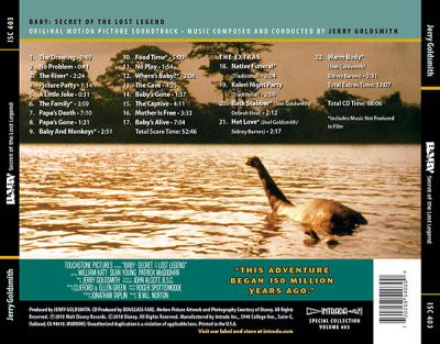 Baby: Secret of the Lost Legend (Original Motion Picture Soundtrack) album cover
