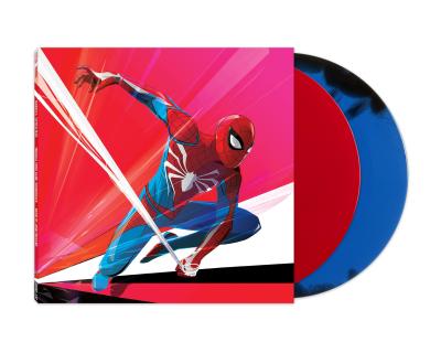 Marvel's Spider-Man (Original Video Game Soundtrack) (Red / Blue and Black Swirl Vinyl Variant) album cover