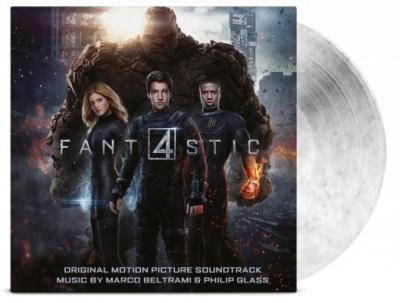 Cover art for Fantastic Four (Original Motion Picture Soundtrack) (Black & White Marbled Vinyl Variant)